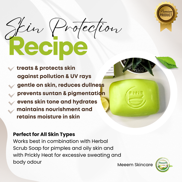 Meeem Aloe Vera Soap - Anti Tan and Sun Damage