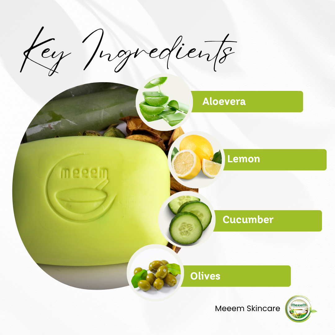 Meeem Aloe Vera Soap - Anti Tan and Sun Damage