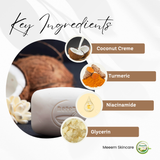 Meeem Coconut Creme Soap - For Complexion and Nourishment of Dry Sensitive Skin