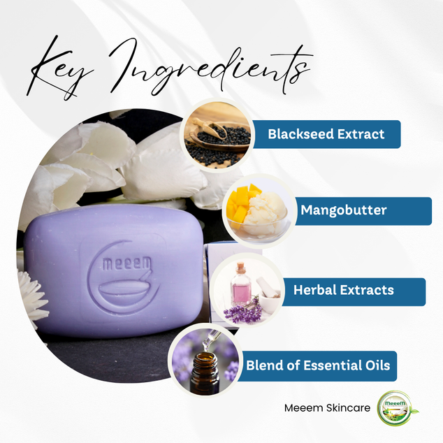 Meeem Blackseed Soap - Antiseptic For Oily Skin and Excessive Breakouts