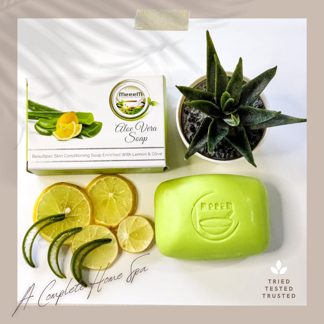 Meeem Aloe Vera Soap - Anti Tan and Sun Damage