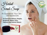 MEEEM HERBAL SCRUB SOAP FOR PIMPLES MARKS SCARS