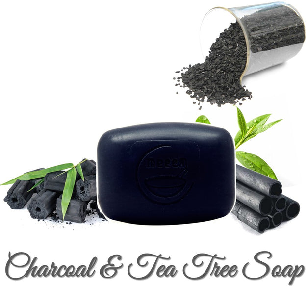 MEEEM CHARCOAL AND TEA TREE SOAP BODY ACNE